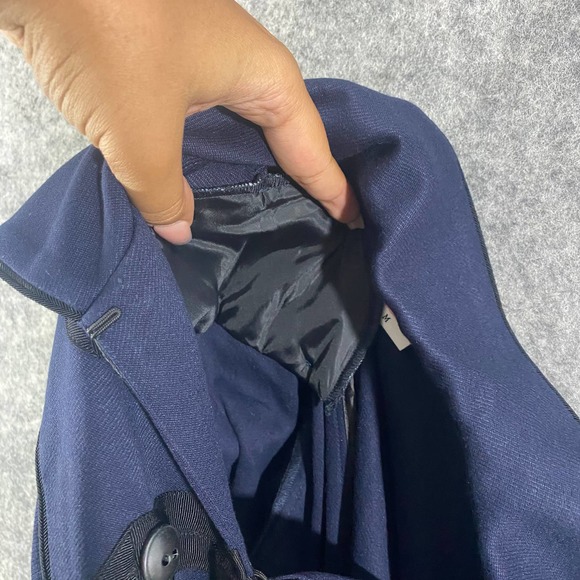 cAbi 3375 Jacket Medium Navy Blue In The Band Military Moto Long Sleeve - Picture 8 of 15